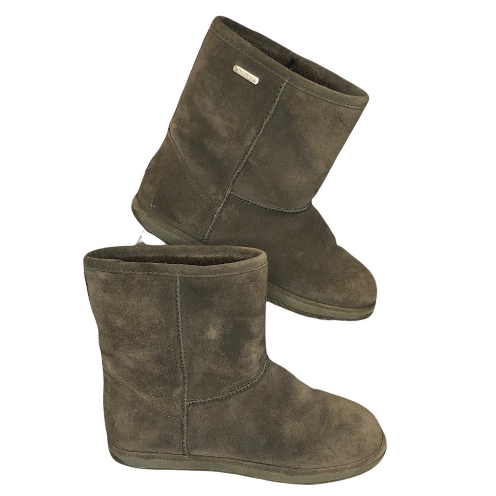 Emu Australia Kids Charcoal Gray Brumby Lo Waterproof - Picture 2 of 8